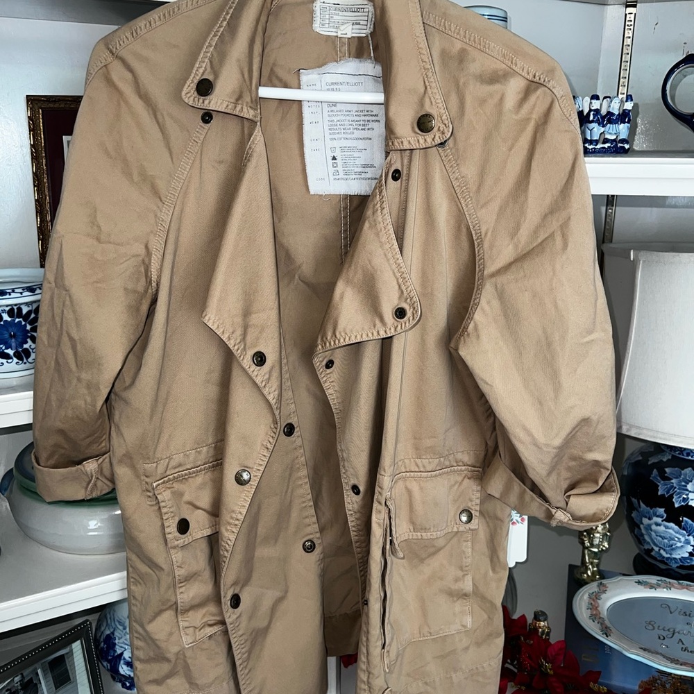 Current/Elliot Desert Khaki Women's infantry jacket - size small